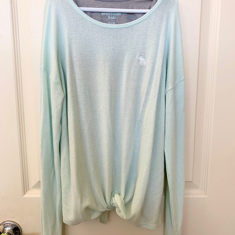 Abercrombie Blue Overlay Shirt